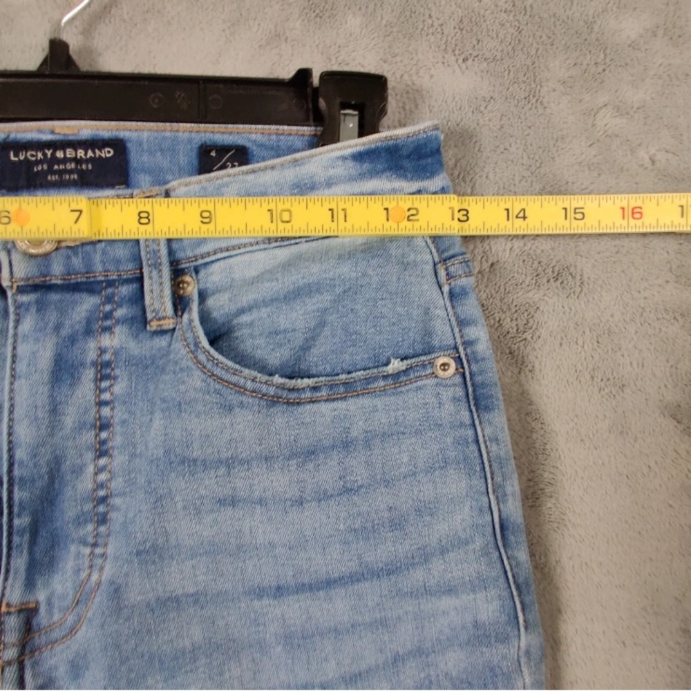 Lucky Brand Jeans. Women 4/27. Bridgette Skinny, High Rise, Denim Stretch Pants. - Picture 7 of 10